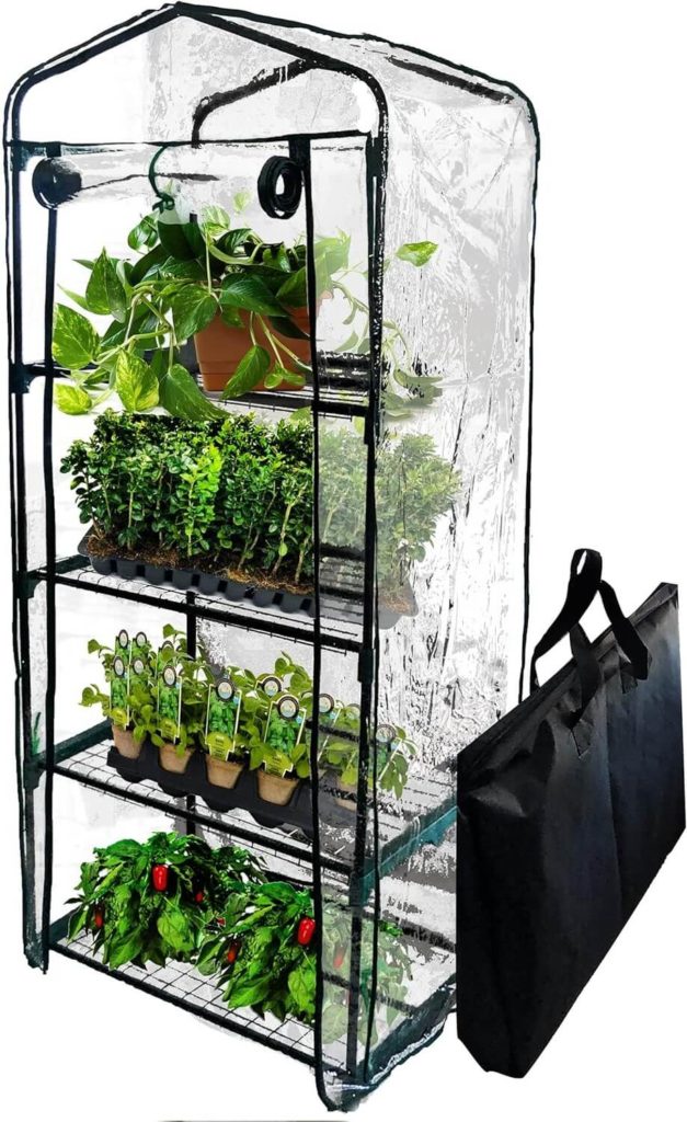 4 tier mini greenhouse 