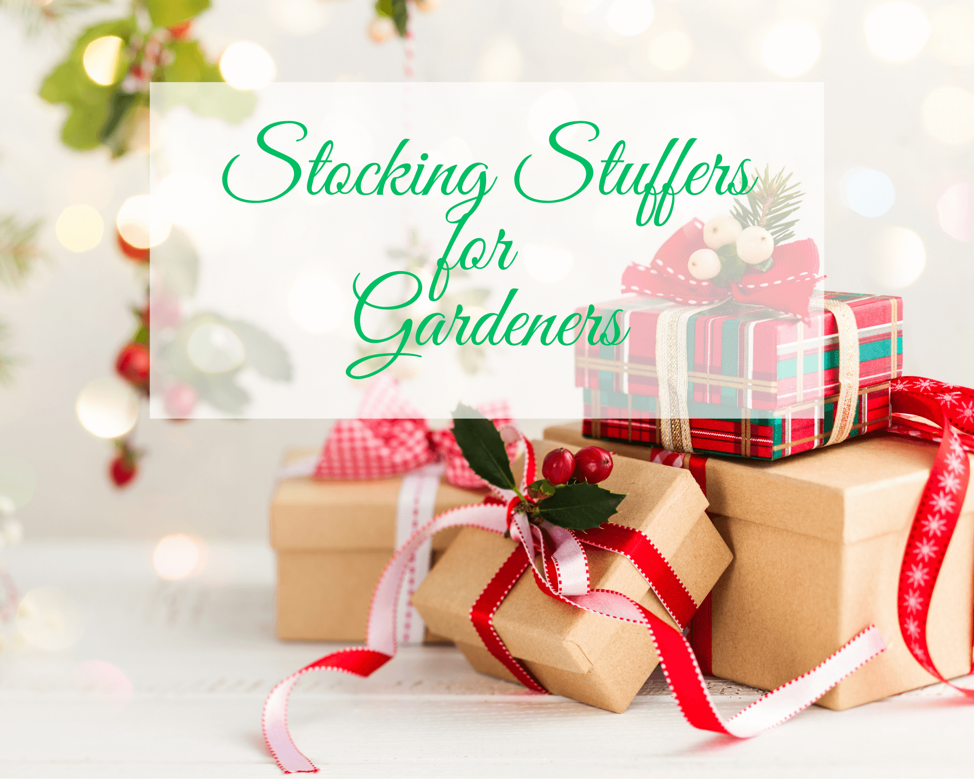 Stocking Stuffers for your Favorite Gardener